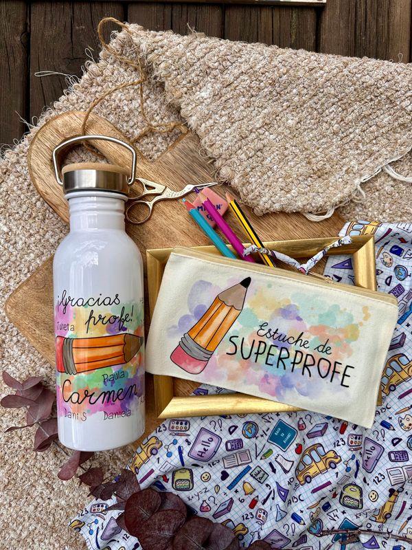 Pack botella + estuche