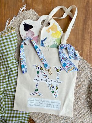 Pack tote bag + cuelga