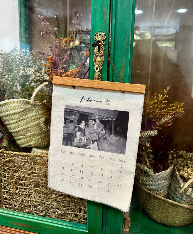 Calendario en tela