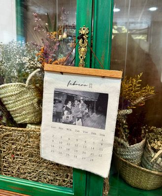 Calendario en tela