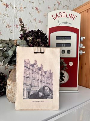 Tablita madera + clip