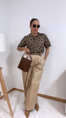 Camisa estampado leo