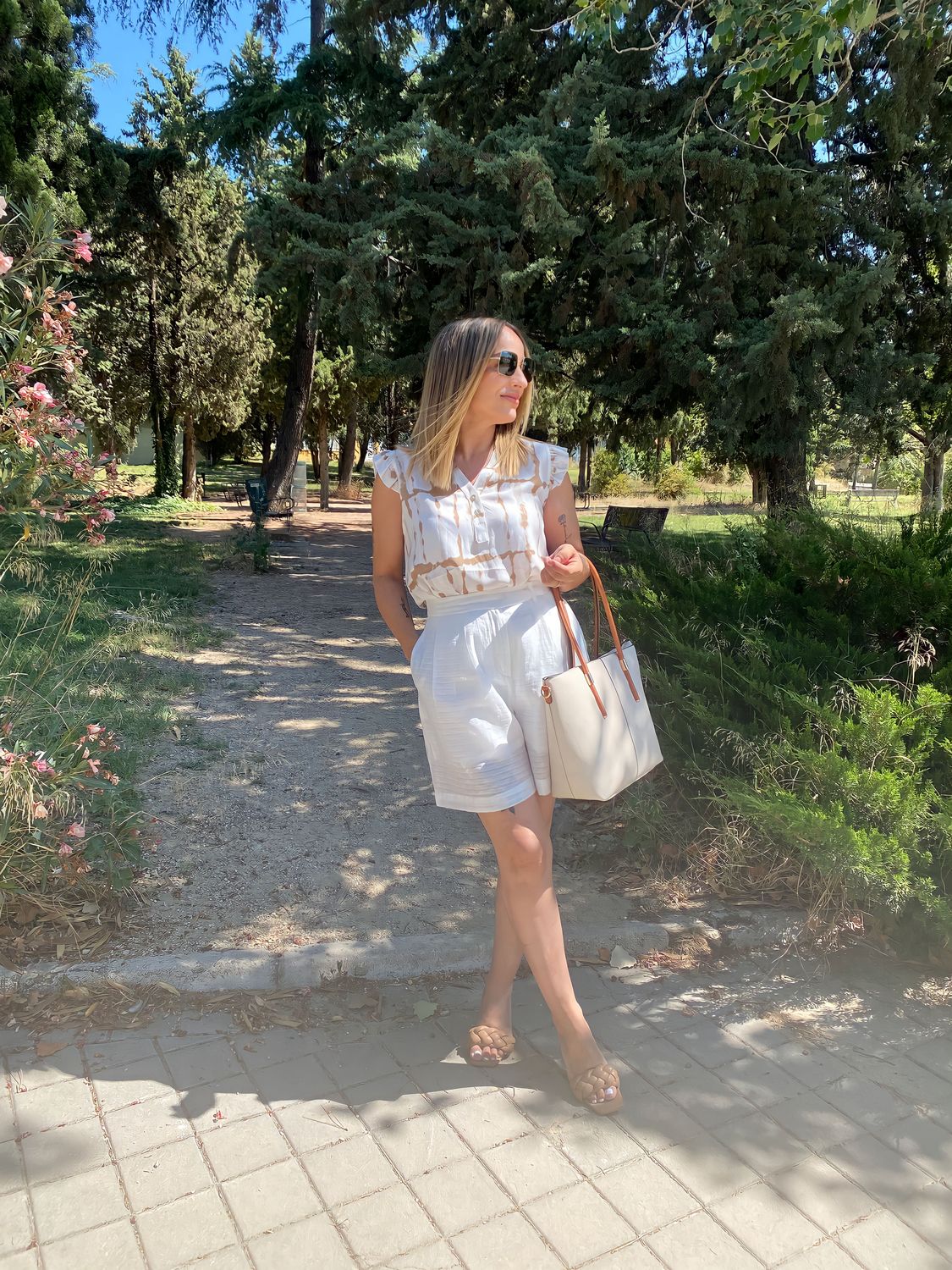Blusa Lino estampada