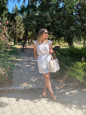 Blusa Lino estampada