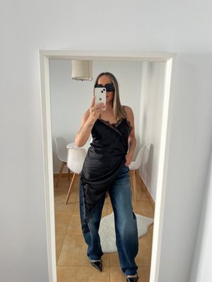 Vestido Lencero Asimétrico