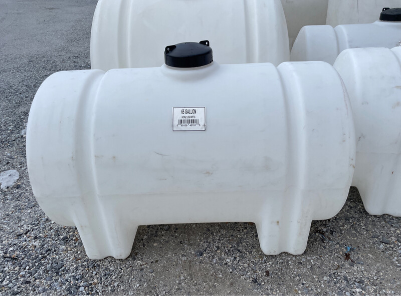 Horizontal Poly Tank 65 Gallon