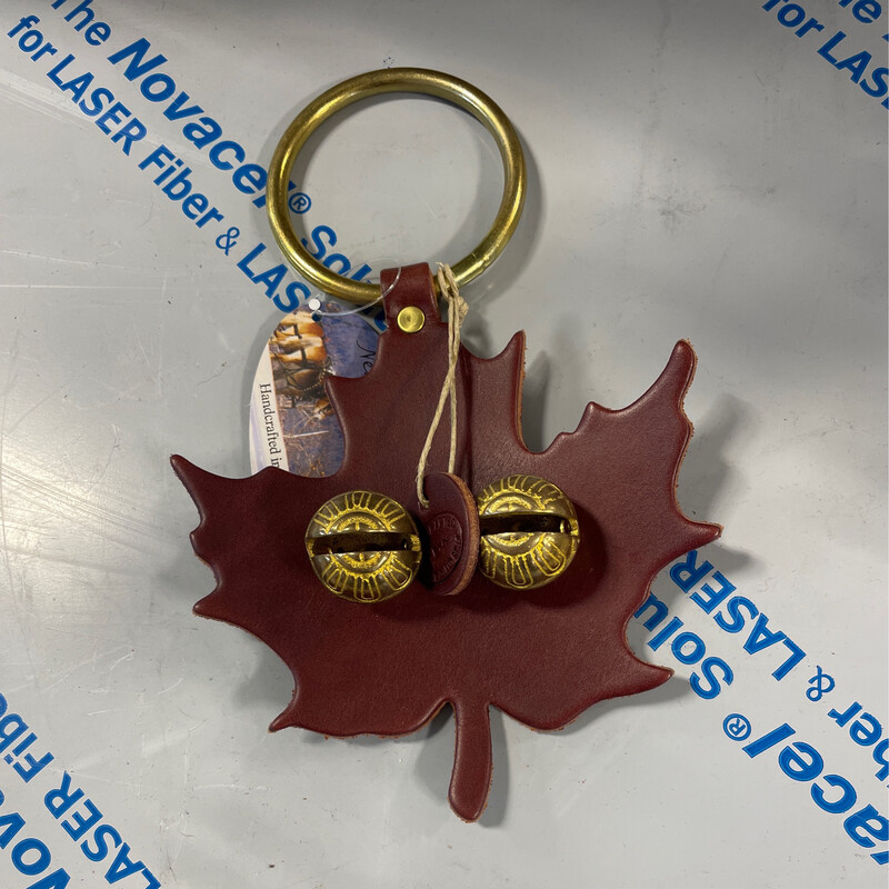 Maple leaf Sleigh Bells Ornament