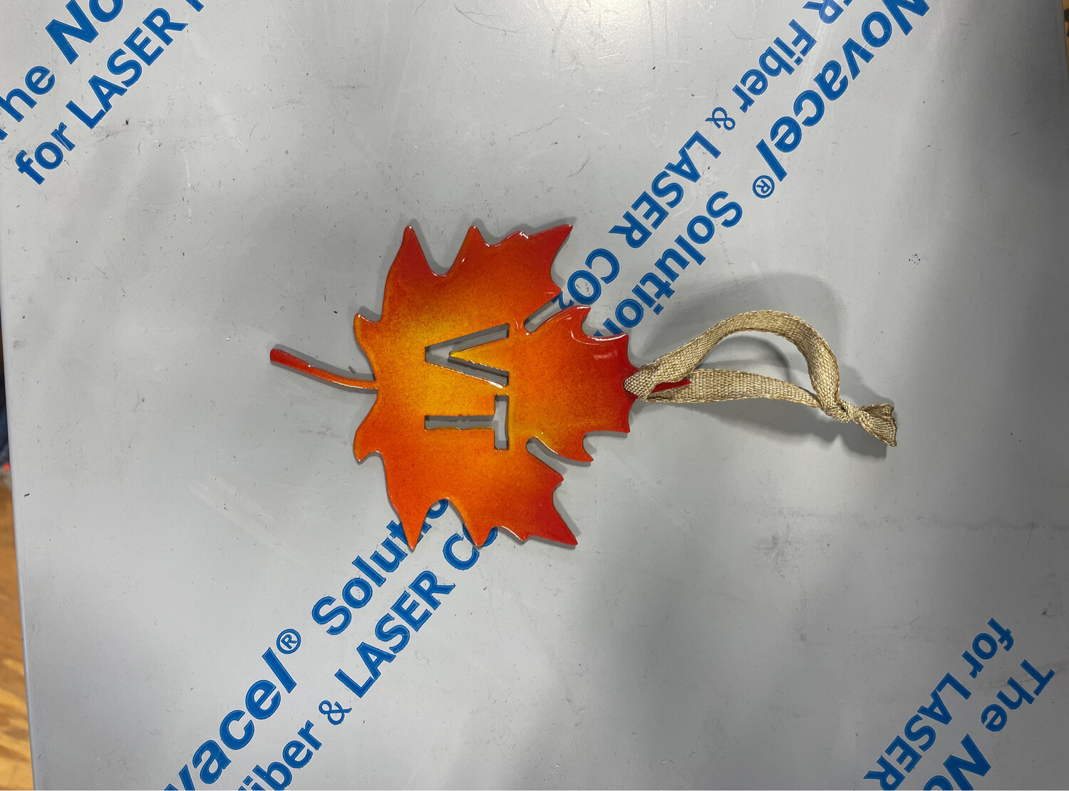 Maple Leaf Ornament VT