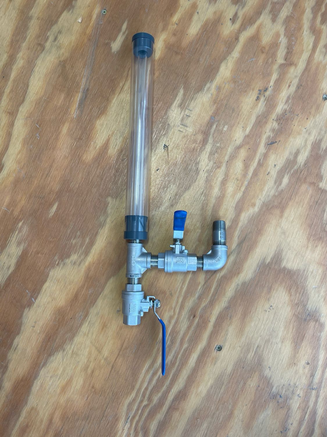 PolyCard Sight Tube Assembly (flue pan)
