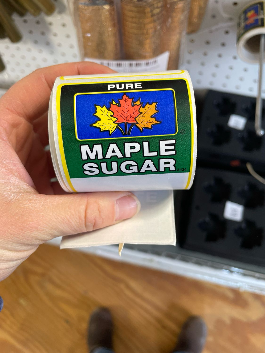 4 Color Sugar Label 2 1/4 x 2 5/8 (100/rl)
