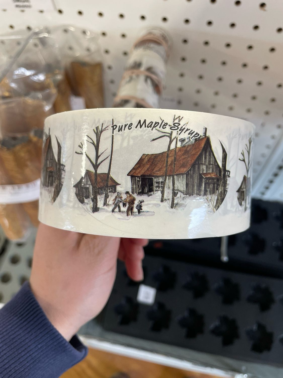 D&amp;G &quot;Pure Maple Syrup&quot; Clear Label (500/rl)