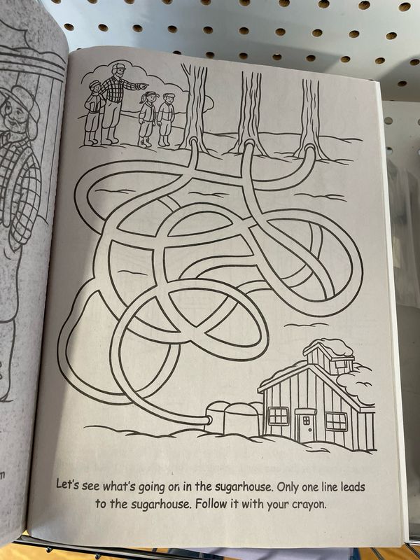 The Maple Syrup Coloring Book