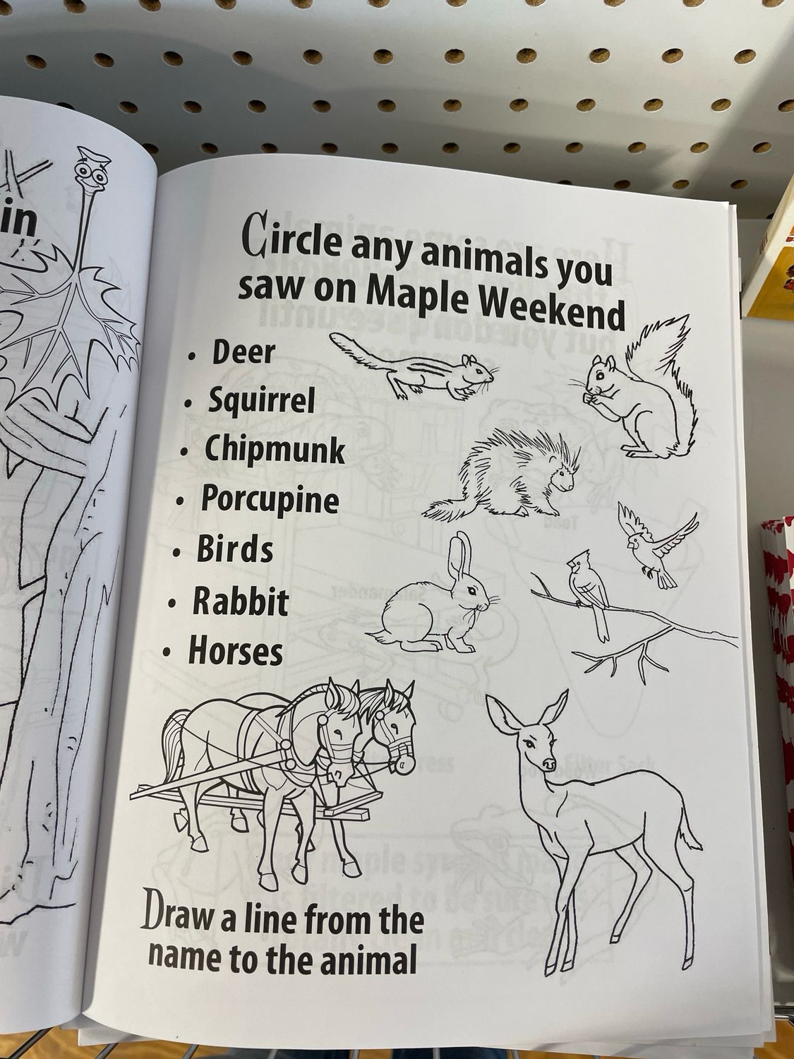 Maple Weekend Coloring Book