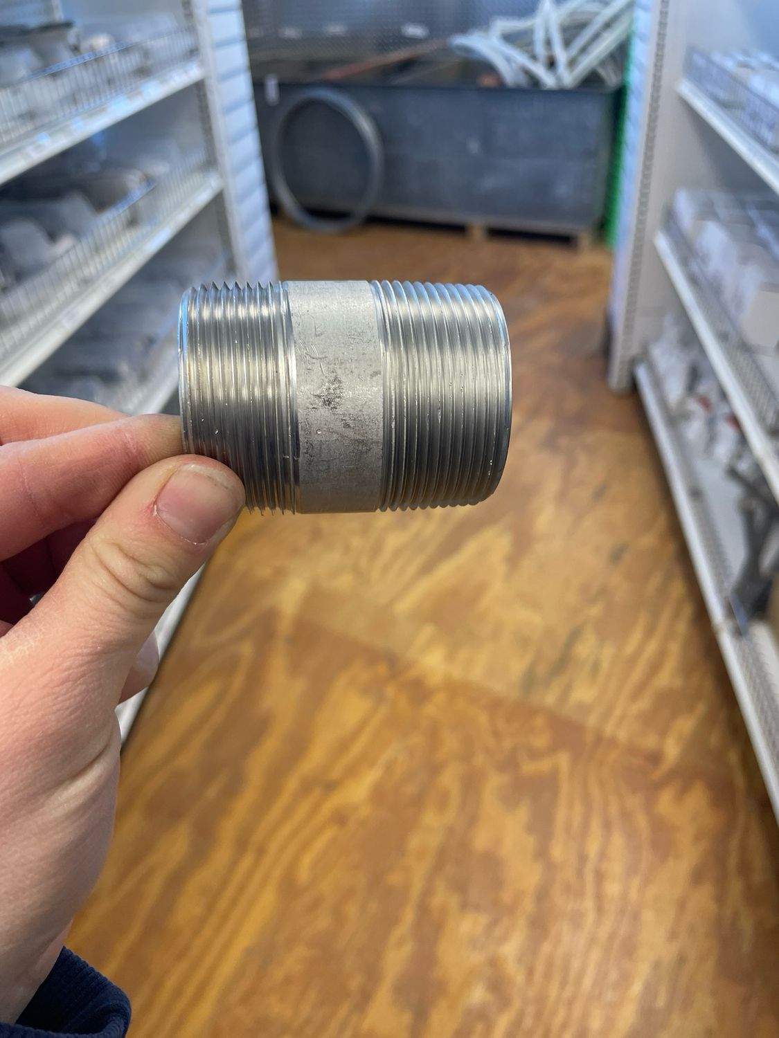 1 1/2 x 2 1/2 SS Nipple