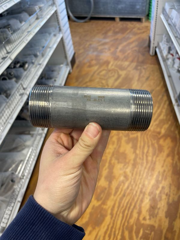 1 1/2 x 5 SS Nipple