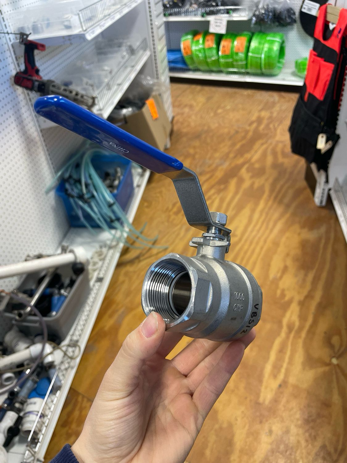 1 1/4&quot; SS Ball Valve FIPT