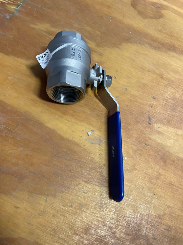 1 1/2&quot; SS Ball Valve FIPT