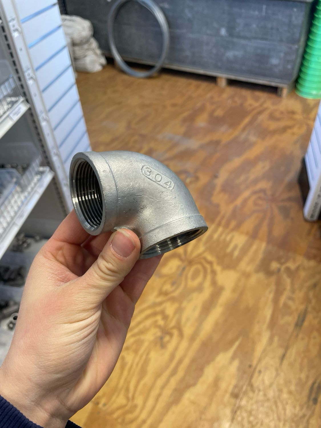 1 1/4&quot; SS Elbow 90 FIPT