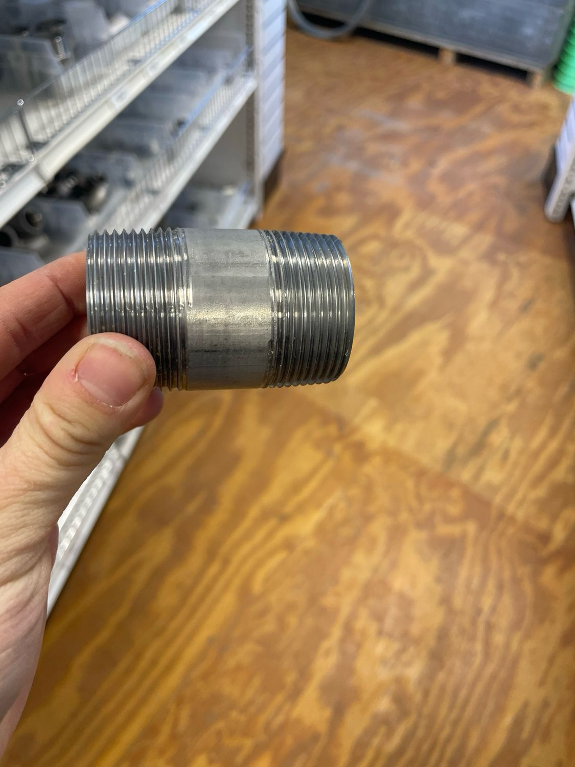 1 1/4 x 2 1/2 SS Nipple