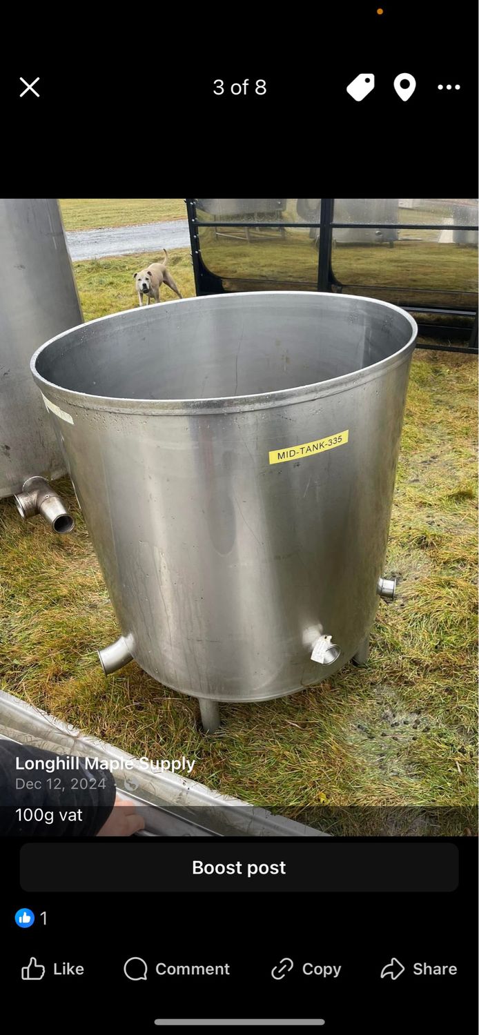 Used 100g Vat