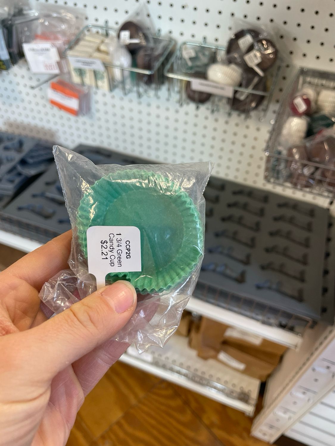 1 3/4 Green Candy Cup