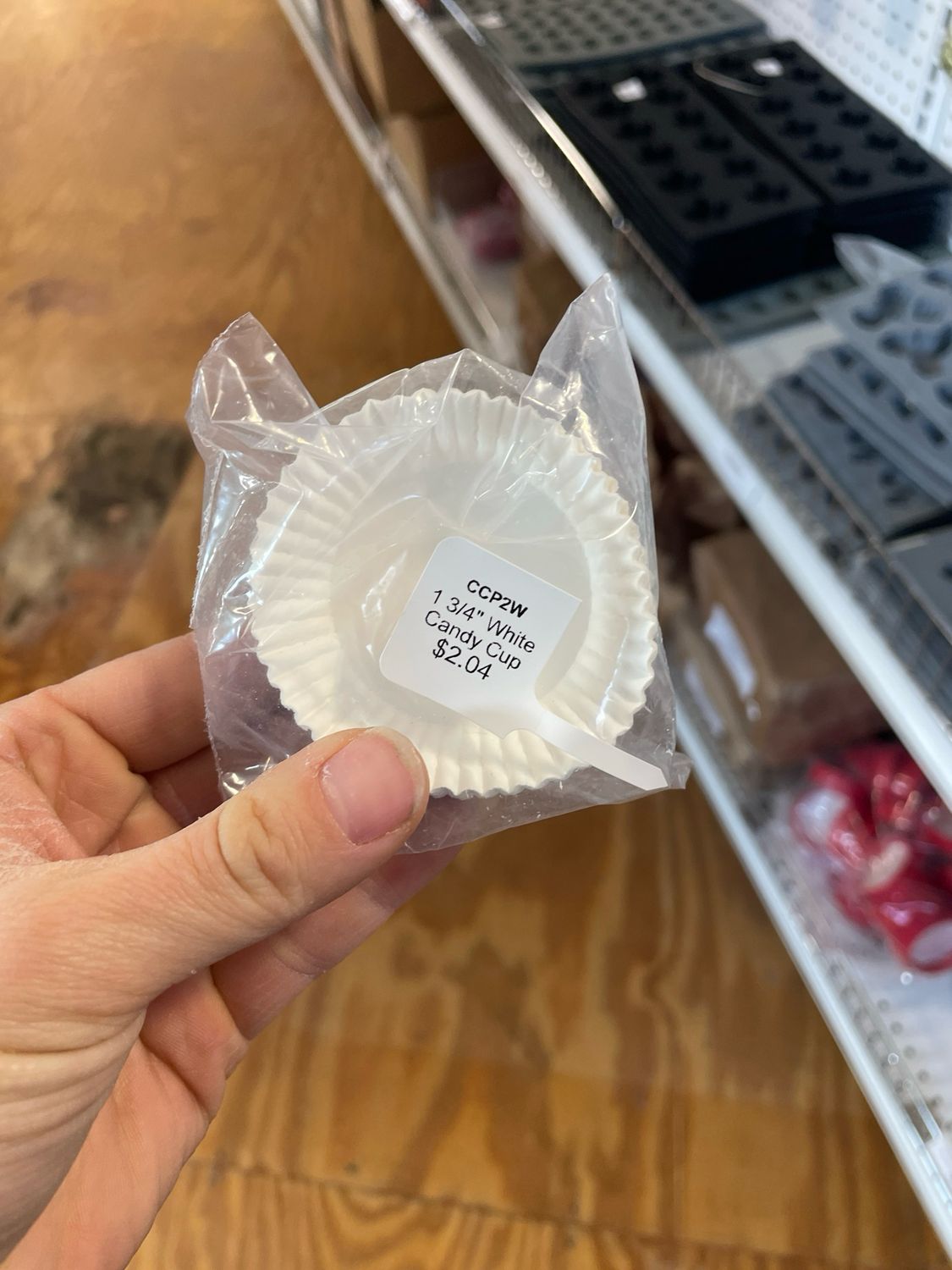 1 3/4&quot; White Candy Cup