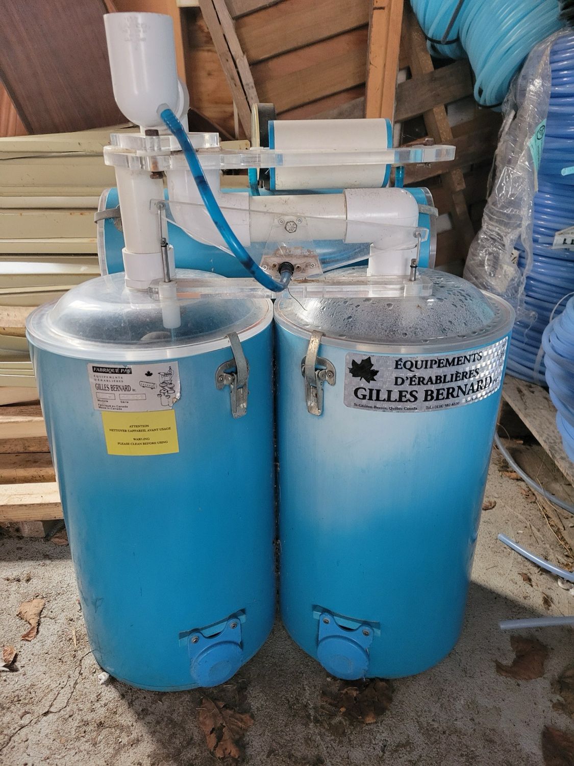 Used 12&quot; x 18&quot; Giles Bernard Mechanical Double Extractor