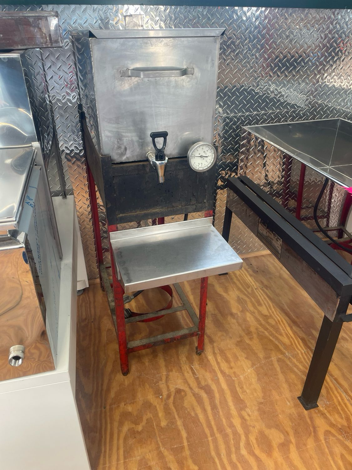 Used 12&quot; x 20&quot; Propane Canner with stand and filter holder