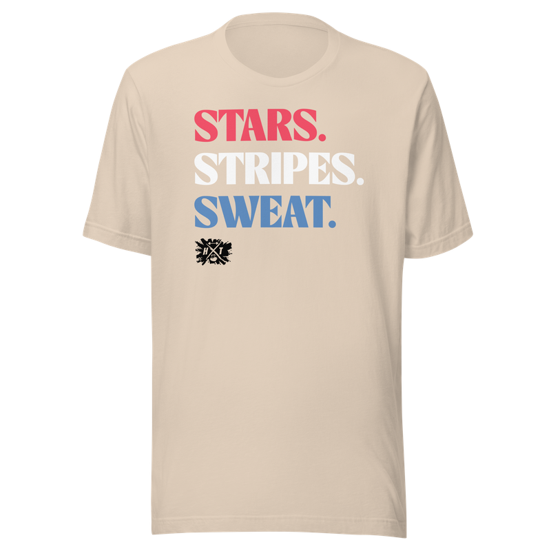 Stars. Stripes. Sweat. - Unisex Crew Tee