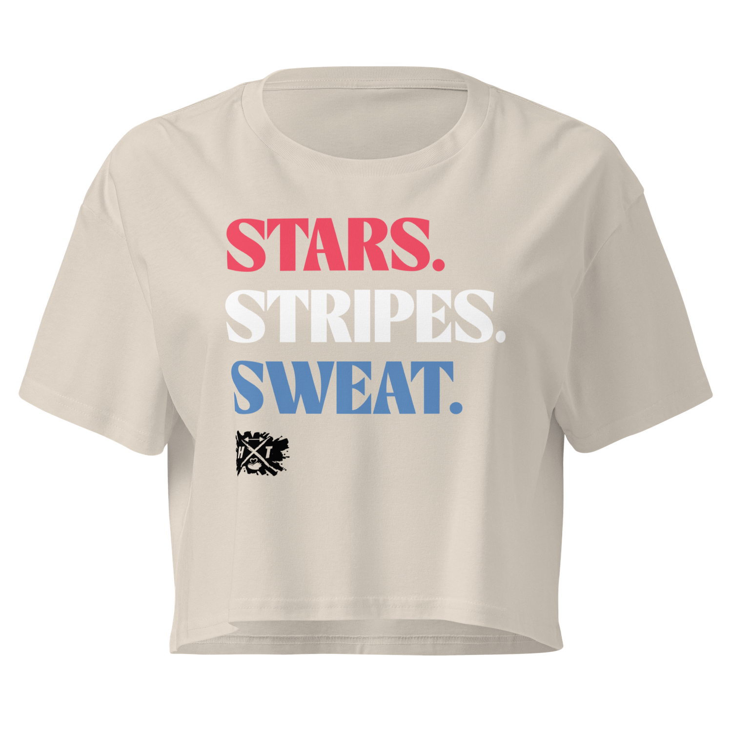 Stars. Stripes. Sweat. - Women's Crop Tee