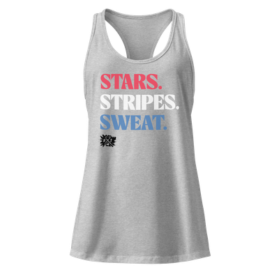 Stars. Stripes. Sweart. - Women's Ideal Racerback Fitted Tank