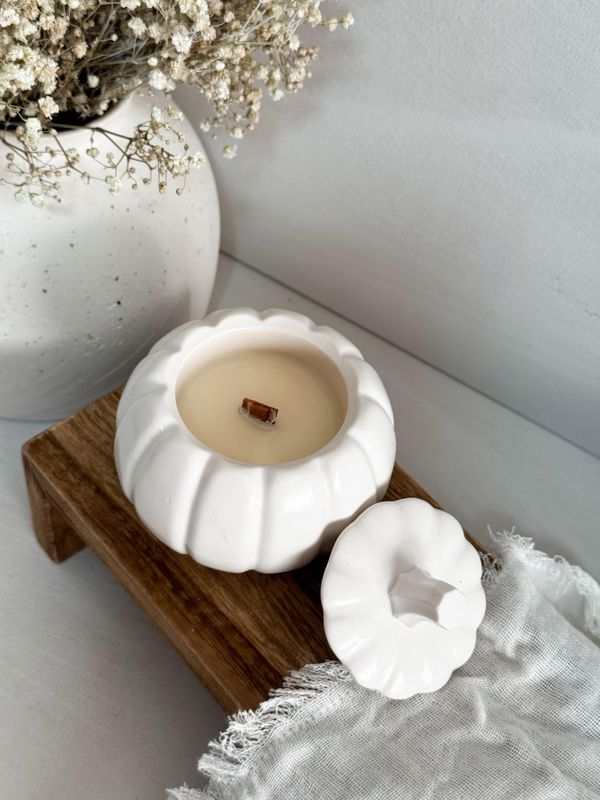 Velas artesanales aromáticas - Calabaza