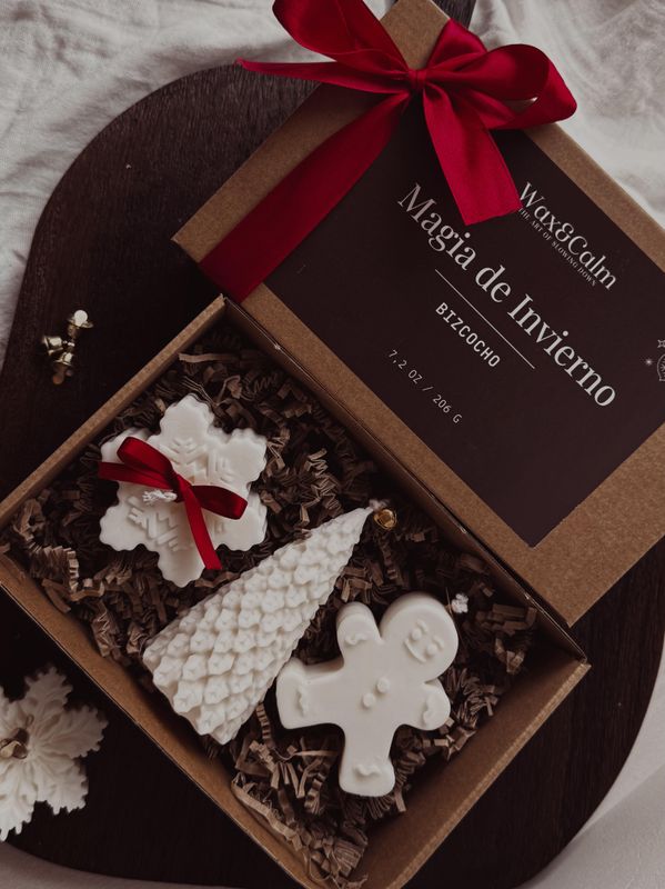 Velas de Navidad - Magia de Invierno