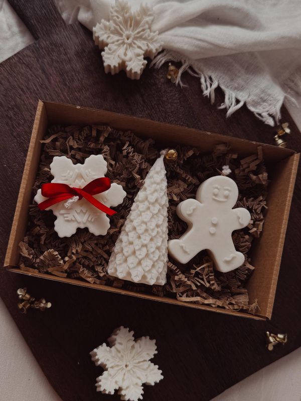 Velas de Navidad - Magia de Invierno