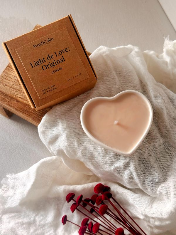 Velas artesanales aromáticas - Light the Love