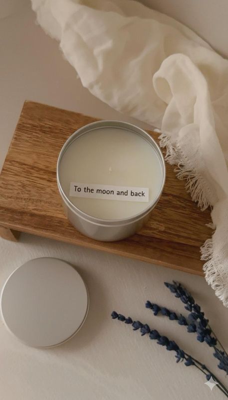 Velas artesanales aromáticas - Esencia "Notas Secretas"