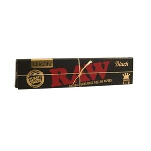 Papel De Fumar Raw Negro Ks Slim