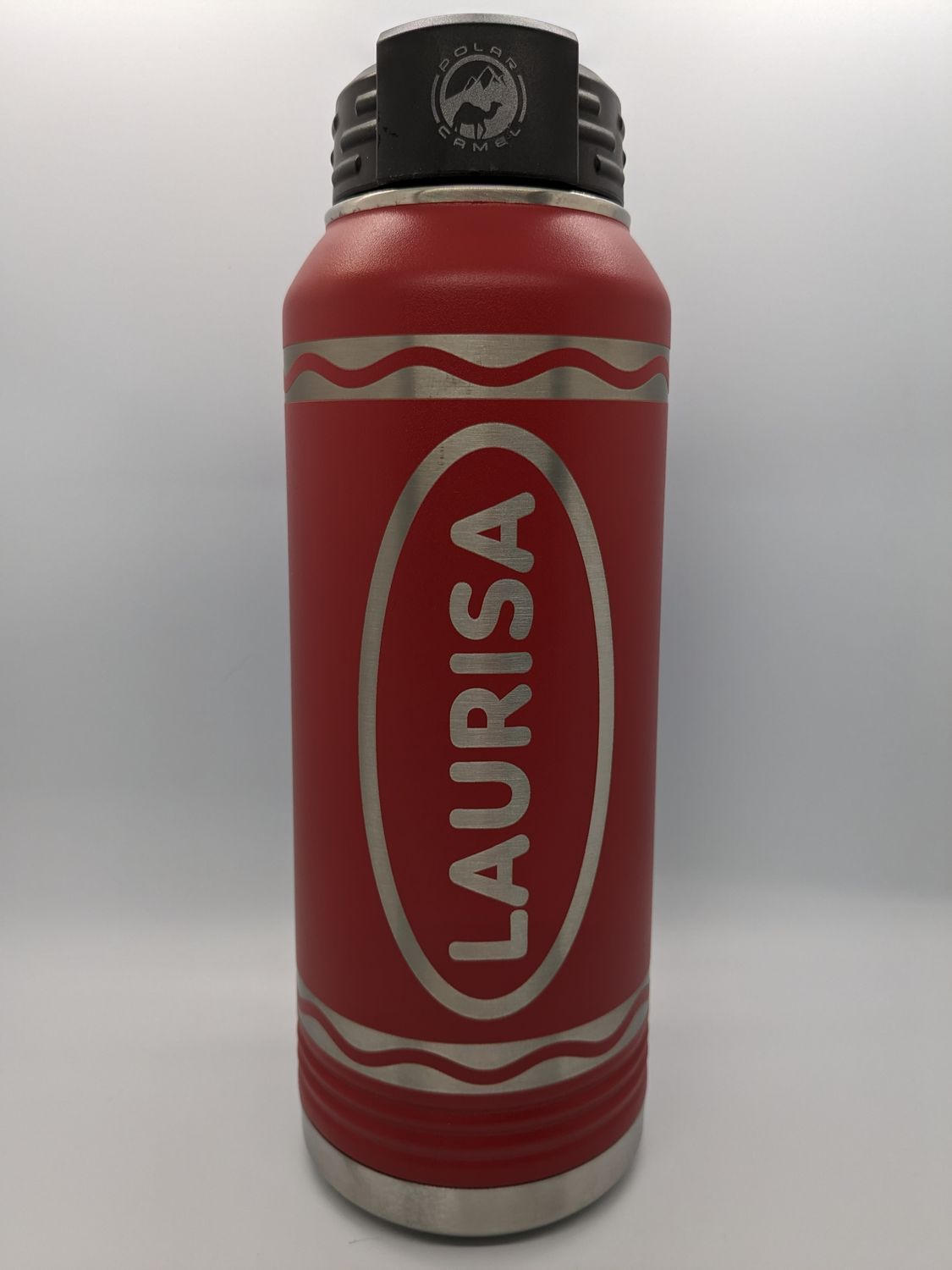 Crayon Style 20 oz., 32 oz., 40 oz. Water Bottle