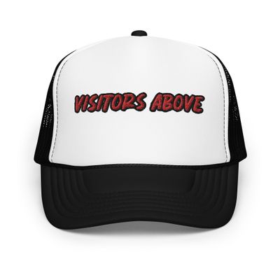 Visitors Above B&amp;W Foam Trucker Hat