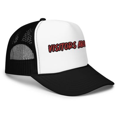 Visitors Above B&amp;W Foam Trucker Hat
