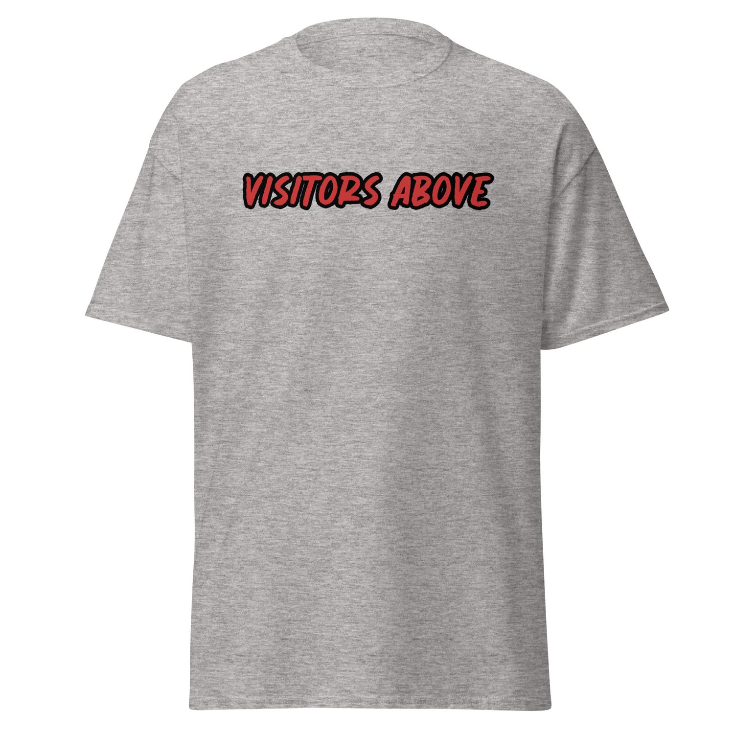 Visitors Above (Red) Unisex Classic Tee