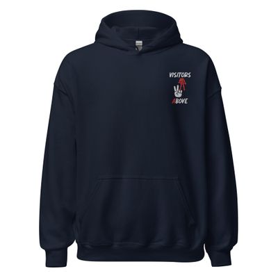 Visitors Above Bright Logo Unisex Hoodie
