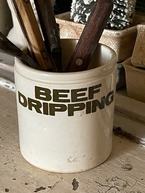 Authentic English Beef Dripping Pot