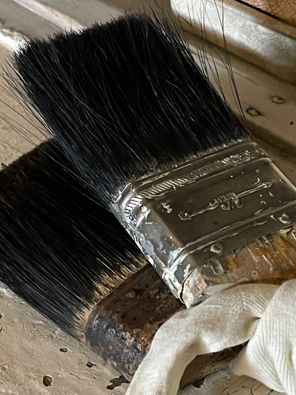Old Paint Brushes/Set of Two