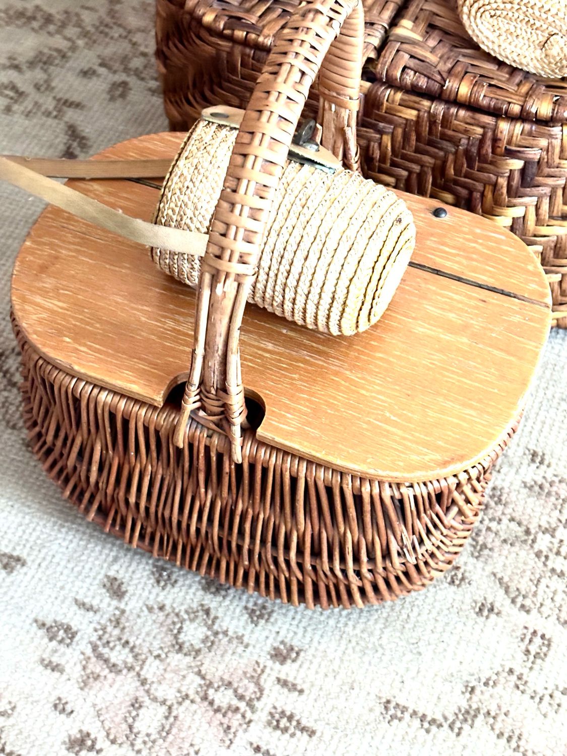 Wicker Purse/Basket Resv’d