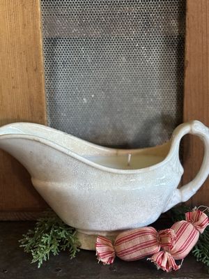 Vintage Gravy Boat Poured