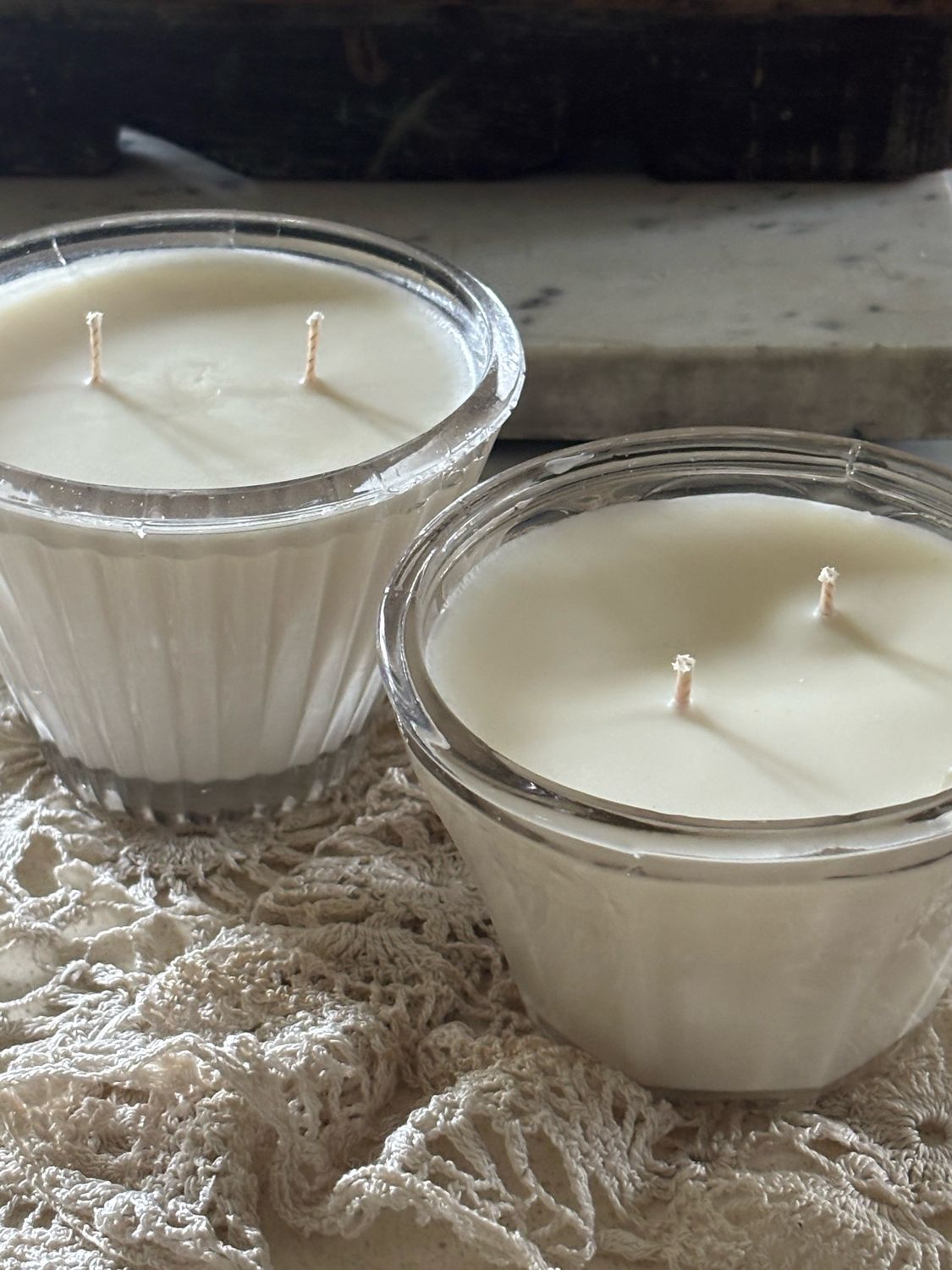 Resv’d For Deb /Two Jam Jar Candles