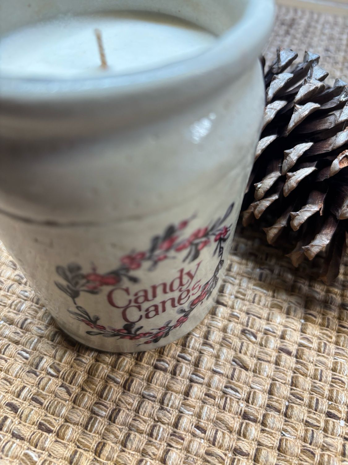 Resv’d For Nelli Candy Cane Crock