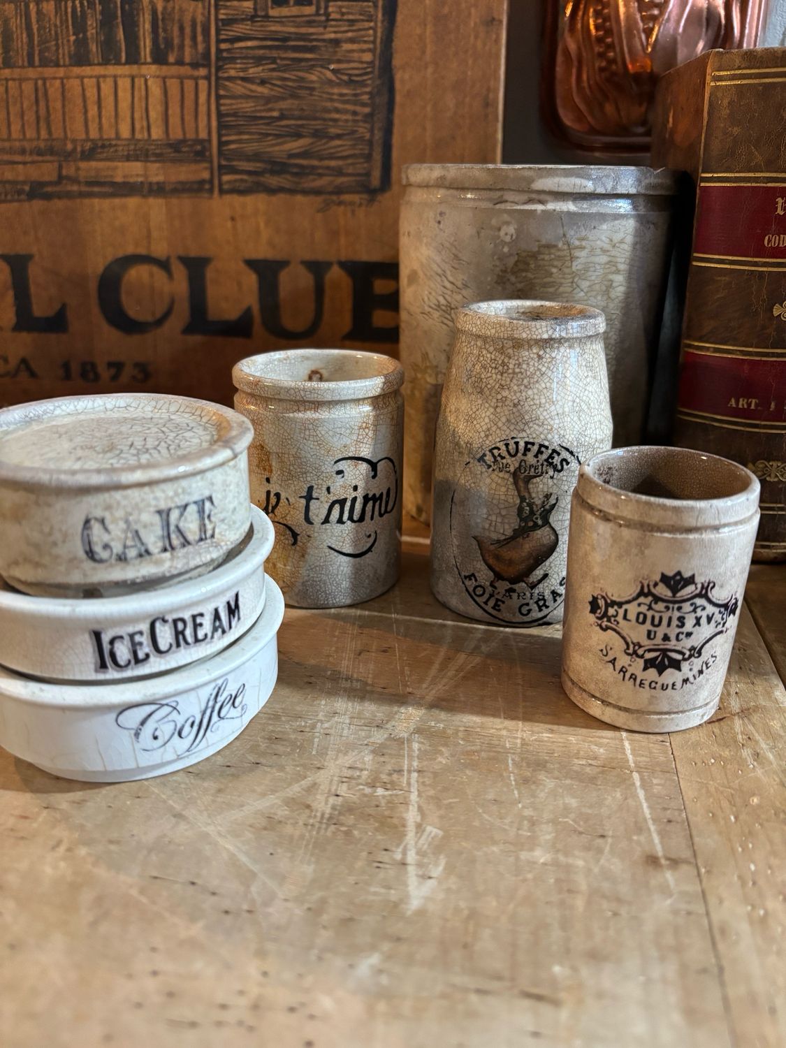 Reserved For VGC/Four Stained Pots