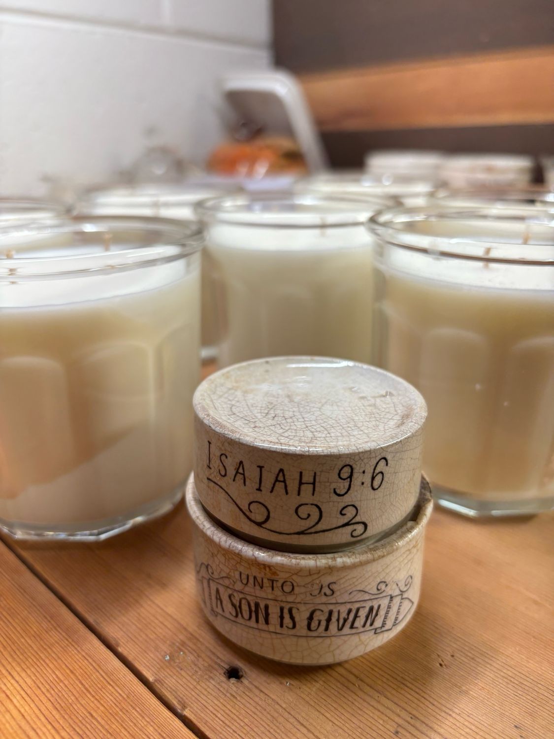 Resv’d Connie Candle | Two Riser Sets